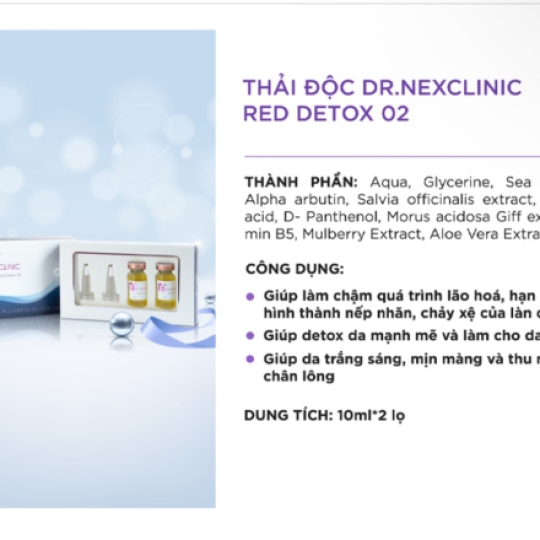 Thải độc Dr.NEXClinic Red Detox 02